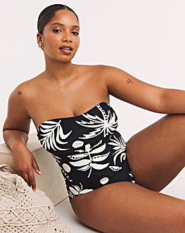 Non Wired Bandeau Tummy Control Swimsuit