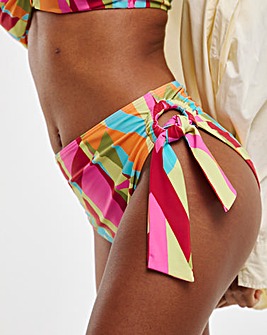 Tie Side High Waist Bikini Briefs