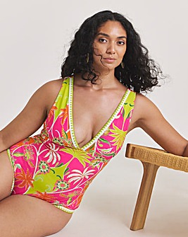 Figleaves Frida Non Wired Plunge Swimsuit