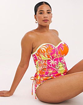 Figleaves Frida Underwired Bandeau Tankini Top