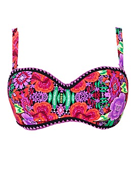 Figleaves Frida Underwired Bandeau Bikini Top