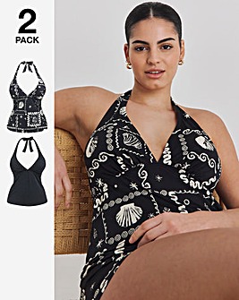 Value 2 Pack Tankini Tops