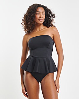 MAGISCULPT Contour Me Peplum Scuba Swimsuit