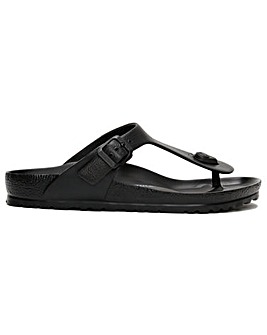 Birkenstock Gizeh EVA Black Toe Post Sandals Standard Fit