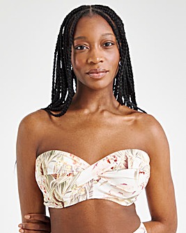 MAGISCULPT Twist Front Bandeau Underwired Bikini Top