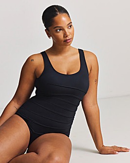 Sports Piping Swimsuit