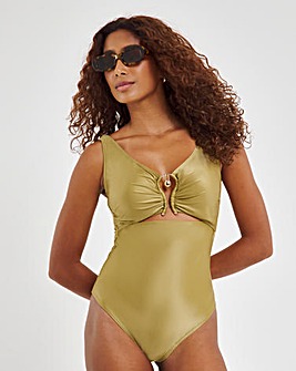 Trim Detail Swimsuit