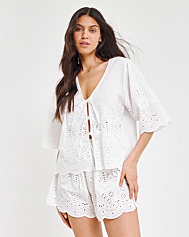 Simply Be Beach Broderie Co-Ord