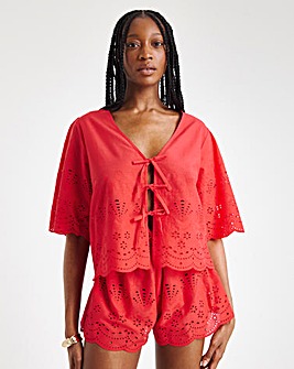 Simply Be Cotton Beach Broderie Co-Ord