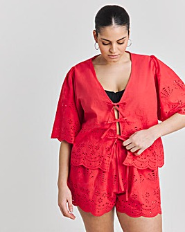 Simply Be Cotton Beach Broderie Co-Ord