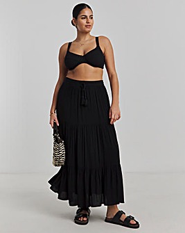 Beach To Beach Tiered Beach Skirt