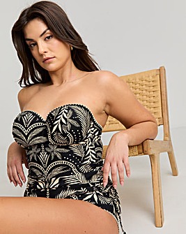 Figleaves Frida Underwired Bandeau Tankini Top