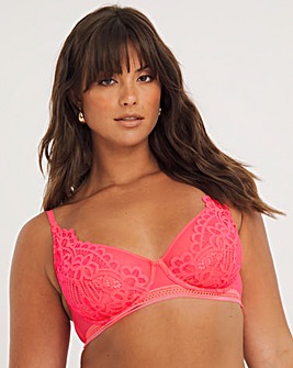 Figleaves Pulse Lace Underwired Plunge Bra