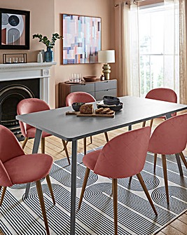 Gray & Osbourn No.157 Oslo Table with 6 Klara Chairs