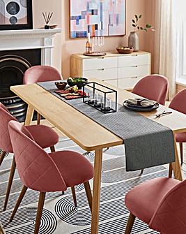 Gray & Osbourn No.157 Oslo Table with 6 Klara Chairs