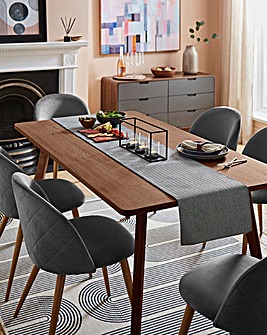 Gray & Osbourn No.157 Oslo Table with 6 Klara Chairs