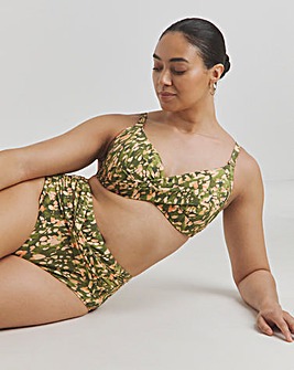 MAGISCULPT Medium Control Twist Front High Waist Bikini Bottoms