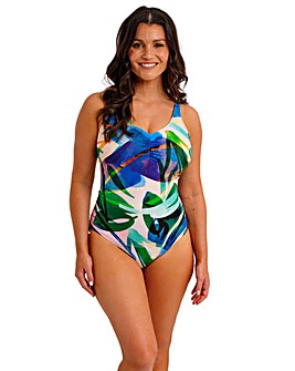 Fantasie Molokai Shores Underwire V-Neck Swimsuit With Adjustable Leg