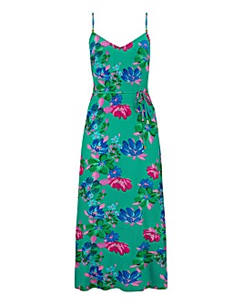 Pour Moi Melanie Sheer Viscose Tie Belt Maxi Beach Dress