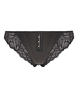 Figleaves Erin Leather & Lace Brazilian