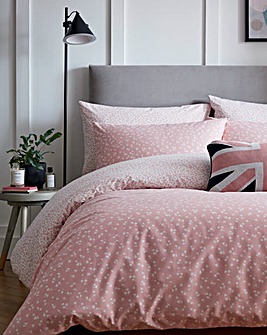 Jack Wills Ditsy Floral Cotton Blend Duvet Cover Set - Pink