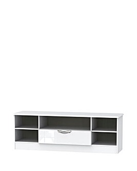 Milano Ready Assembled Wide 1 Drawer Tv & Media Unit