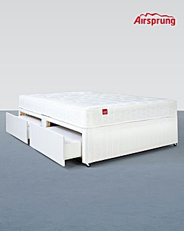 Airsprung Sacramento Deep Quilt Divanset with 4 Drawers