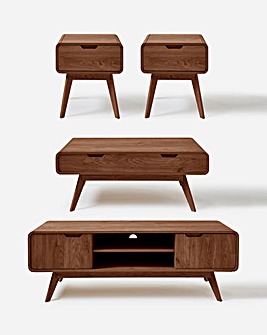 Oslo Living Package (2x side table, coffee table, TV stand)