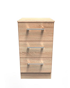 Ludlow Assembled 3 Drawer Bedside Cabinet