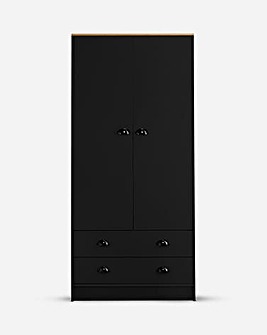 Lindon Two Door Two Drawer Wardrobe