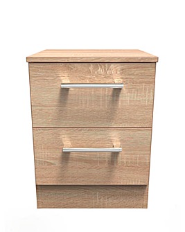 Ludlow Assembled 2 Drawer Bedside Cabinet