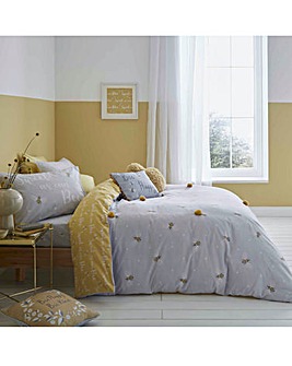 Catherine Lansfield Sweet as can Bee Cotton Blend Duvet Set