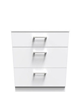Ludlow Assembled 3 Drawer Deep Chest