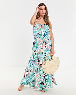 Maxi Tiered Beach Dress