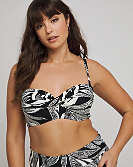 MAGISCULPT Twist Front Bandeau Underwired Bikini Top