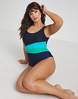 Sports Piping Swimsuit