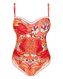 Figleaves Frida Underwired Bandeau Swimsuit