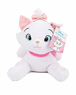 Disney Marie Large Lying Soft Toy With Sound