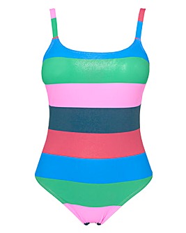 Glitter Stripe Swimsuit