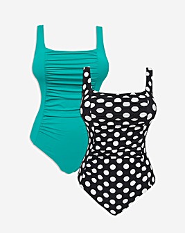 MAGISCULPT 2 Pack Tummy Control Swimsuits