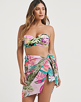 MAGISCULPT Floral Print Midi Sarong