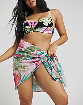 MAGISCULPT Floral Print Midi Sarong