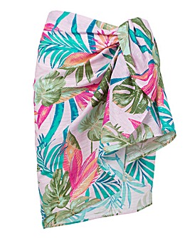 MAGISCULPT Floral Print Midi Sarong