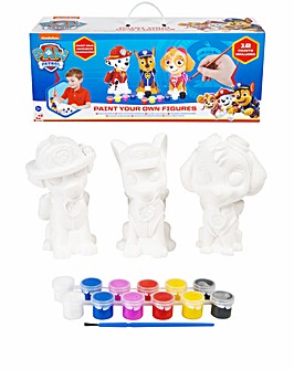 Paw Patrol Paint Your Own Figure Chase, Marshall, Skye