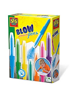SES Children's Blow Airbrush Pens
