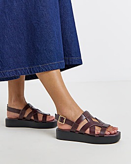 Finch Chunky Fisherman Sandals - Extra Wide Fit (EEE)