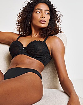 Boux Avenue Mollie DD+ Full Support Bra Black