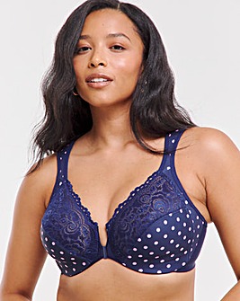 Glamorise Plus Size WonderWire Front-Closure Bra 1245