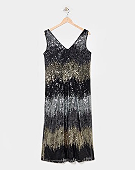 Sequin Slip Dress