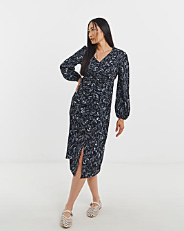 Ruched Front Dress